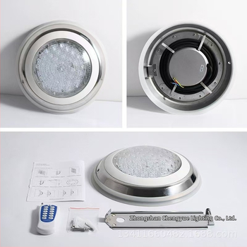 Podvodno svjetlo za bazen, kućište od nehrđajućeg čelika, IP68, ulaz DC12/24V, DMX512/DALI prigušivanje, 12–18 LED dioda