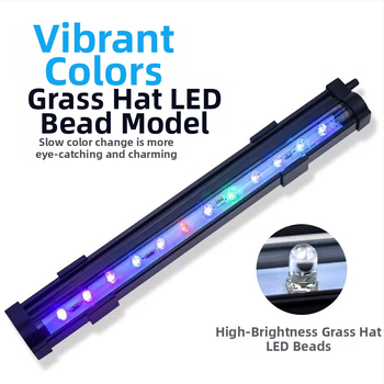LED svjetlo s mjehurićima za akvarij, USB, RGB promjena boje, podvodna dekorativna rasvjeta