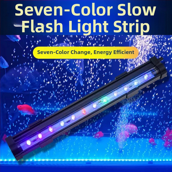 LED svjetlo s mjehurićima za akvarij, USB, RGB promjena boje, podvodna dekorativna rasvjeta