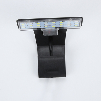 Lebao Fish LED svjetiljka za rast biljaka u akvariju, vodootporna, potpuno spektra, s klipom, 10W