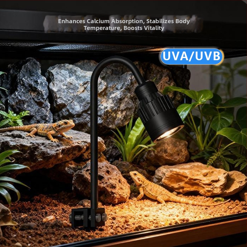 UVA UVB lampa s punim spektrom za zagrijavanje gmizavaca, 11W, aluminijska legura, model UVA01, tubao