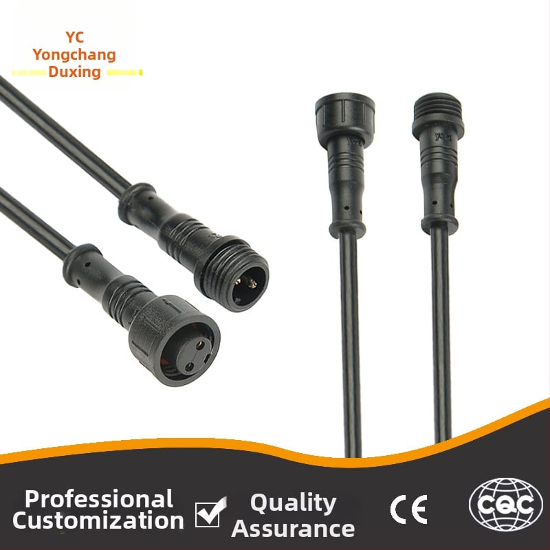 Vodootporan priključak i utičnica za sustave s 2–5 jezgara, bakreni kontakti, PVC izolacija, 60V 3A, za automobile, elektroniku, industriju i poljoprivredu