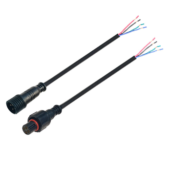 Conector impermeabil M10, 4 pini, de la femelă la masculin, priză LED pentru alimentarea echipamentelor de piscină