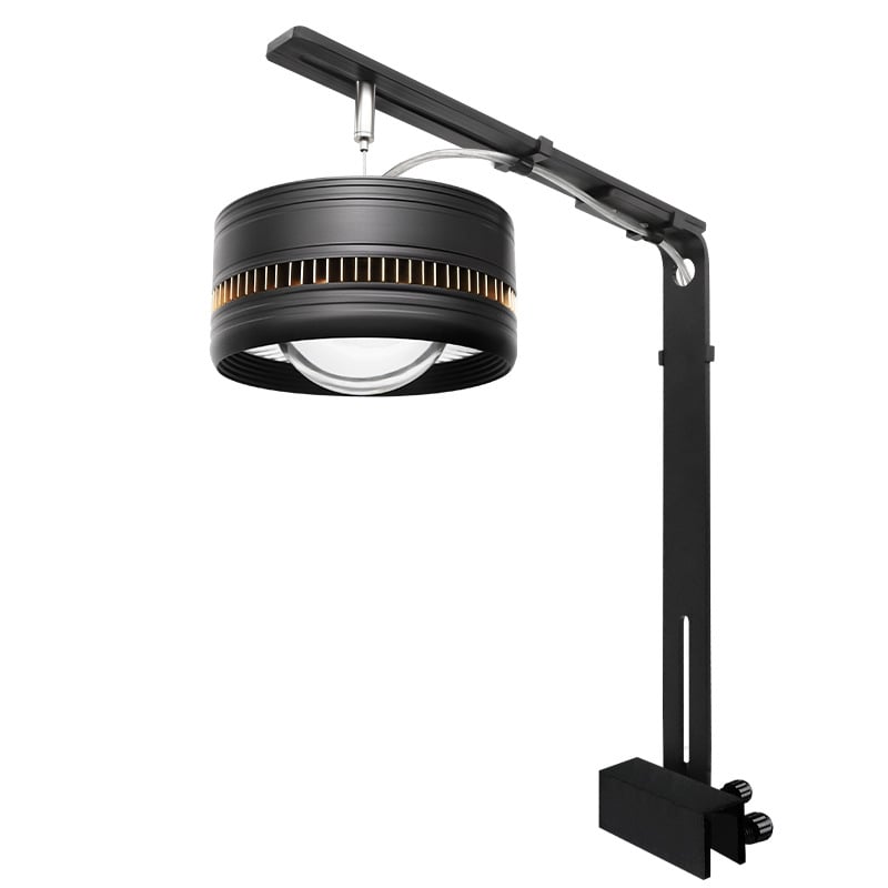 LED akvarijsko svjetlo za biljke, aluminijsko tijelo, 360° podesiva glava svjetla, potpuno raspon RGB, snaga 30–80W, marka Yikoda
