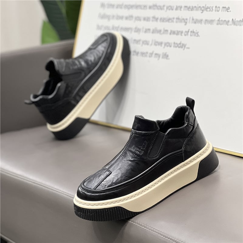 Muške loaferice s mikrovlaknastim gornjim dijelom, gumom, otvoreni prst, niski šaft, ravna potpetica