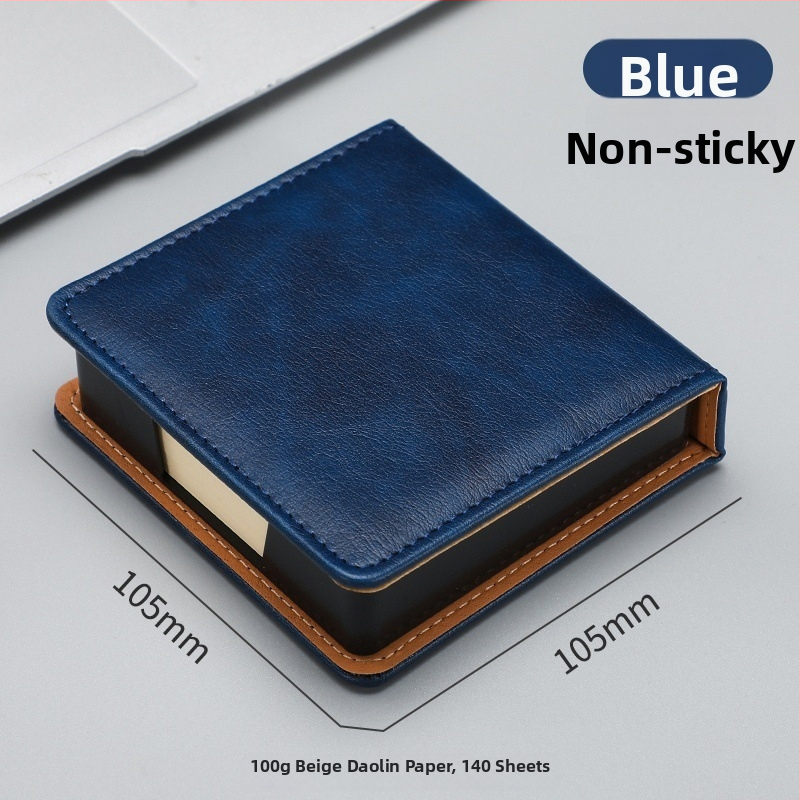 Kutija za Post-it bilješke — PU koža i akril, oblik papirnog bloka, uredski organizator Zhuorui