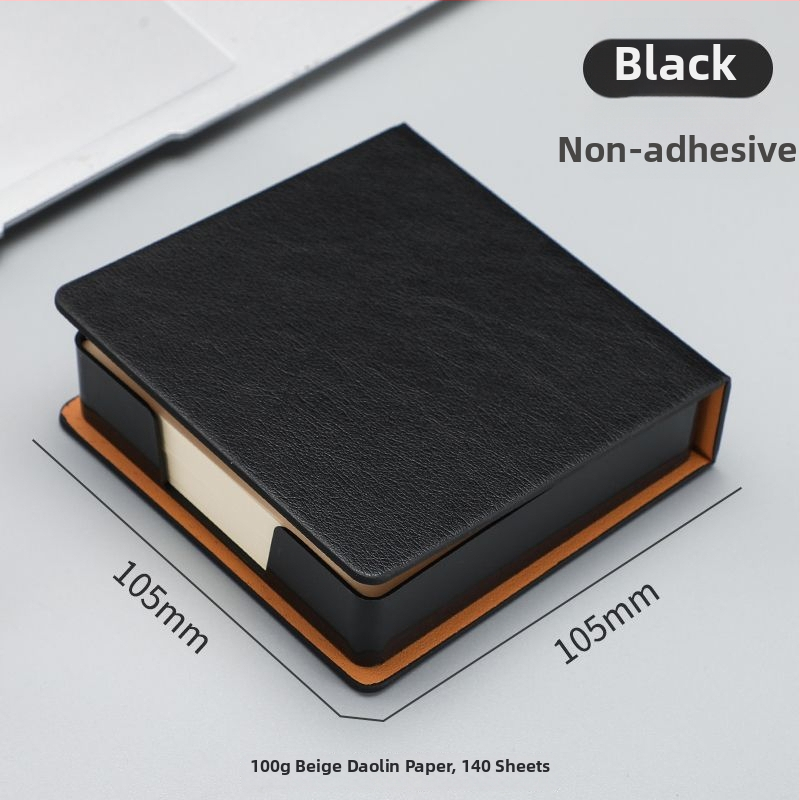 Kutija za Post-it bilješke — PU koža i akril, oblik papirnog bloka, uredski organizator Zhuorui