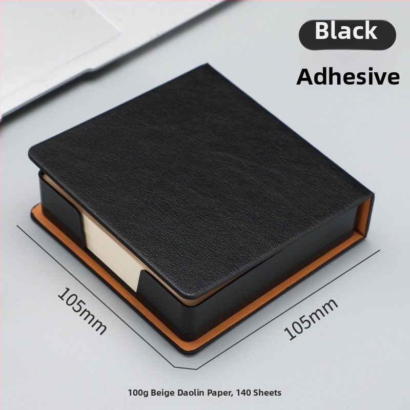 Kutija za Post-it bilješke — PU koža i akril, oblik papirnog bloka, uredski organizator Zhuorui