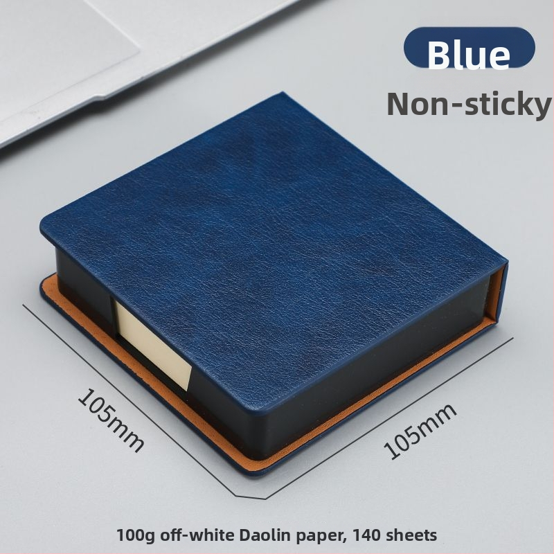 Kutija za Post-it bilješke — PU koža i akril, oblik papirnog bloka, uredski organizator Zhuorui