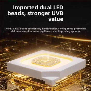 LED lampića za Kornjače s punim UVB spektrom, 4W; vodootporna UVB 5.0 za mlade ili UVB 10.0 za odrasle s antirefleksijom