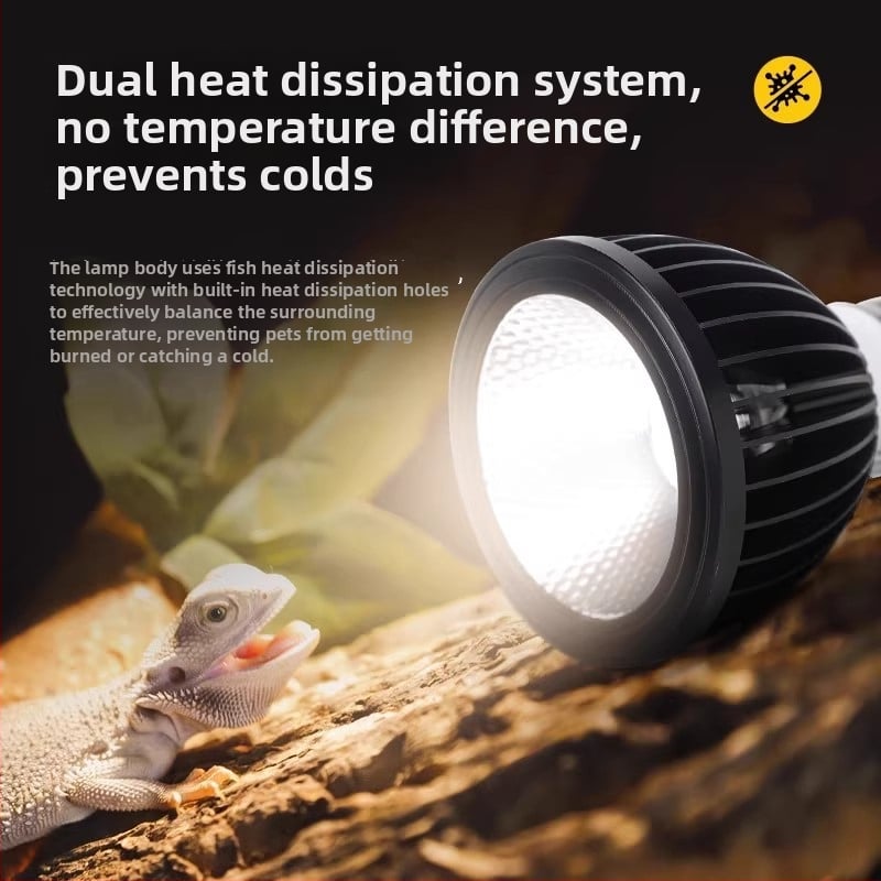 LED lampića za Kornjače s punim UVB spektrom, 4W; vodootporna UVB 5.0 za mlade ili UVB 10.0 za odrasle s antirefleksijom