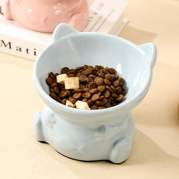 Keramičke dvostruke posude za kućne ljubimce (hrana i voda) za mačke i pse – IP licencirano, pakiranje 24 komada