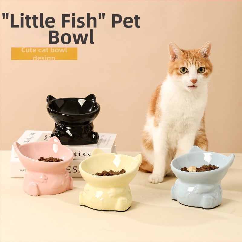 Keramičke dvostruke posude za kućne ljubimce (hrana i voda) za mačke i pse – IP licencirano, pakiranje 24 komada