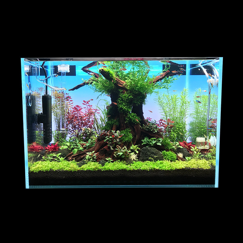 Akril LED rasvjeta za akvarij s prilagodljivim stražnjim panelom za zasađeni akvarij