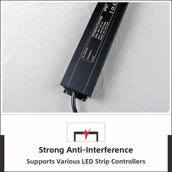 Vanjsko IP67 vodootporno LED napajanje, aluminijsko kućište, preklopni ispravljač, 12V/24V, 400–600W, zaliveno smolom, bez treperenja