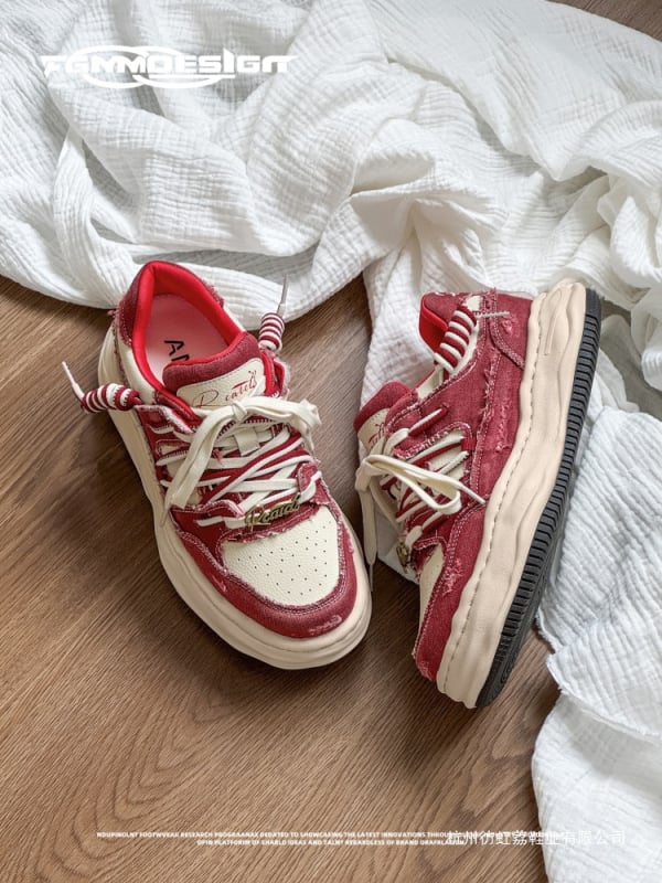 Unisex tenisice za sport i slobodno vrijeme s 7 cm povećanjem visine, debelim potplatom, vezanjem, pogodne za tenis