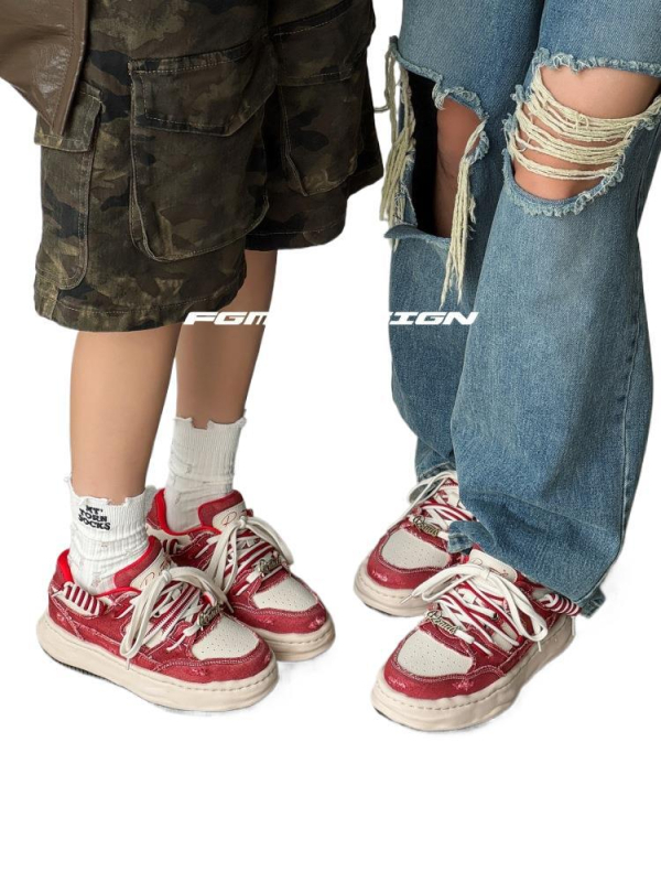 Unisex tenisice za sport i slobodno vrijeme s 7 cm povećanjem visine, debelim potplatom, vezanjem, pogodne za tenis