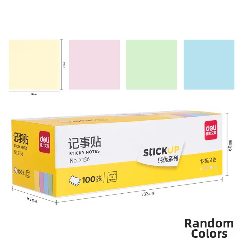 Deli лепящи бележки, готови за залепване, 45 г, хартия; минимална поръчка 1