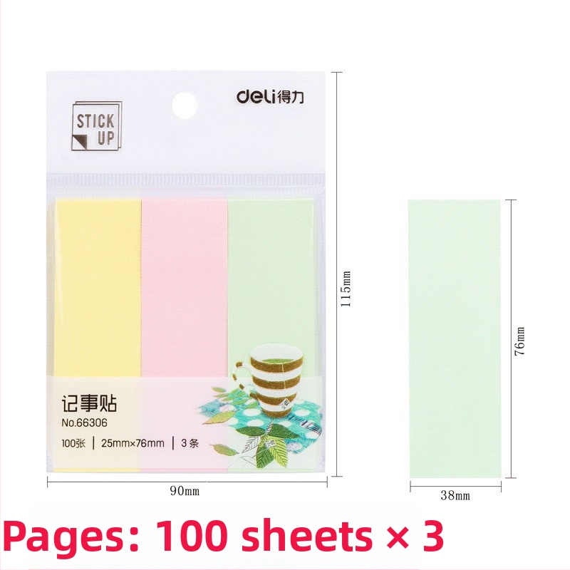 Deli лепящи бележки, готови за залепване, 45 г, хартия; минимална поръчка 1