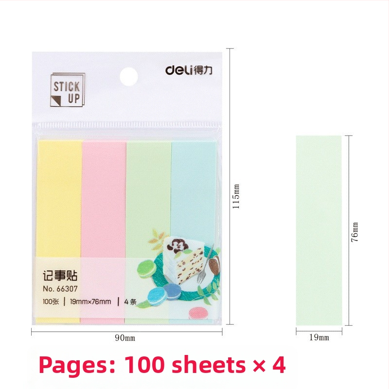 Deli лепящи бележки, готови за залепване, 45 г, хартия; минимална поръчка 1