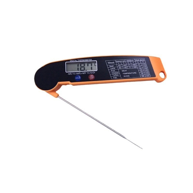 Termometar za hranu – Stocking Up sklopni kuhinjski BBQ senzor, rezolucija temperature 200, 200 komada u kutiji