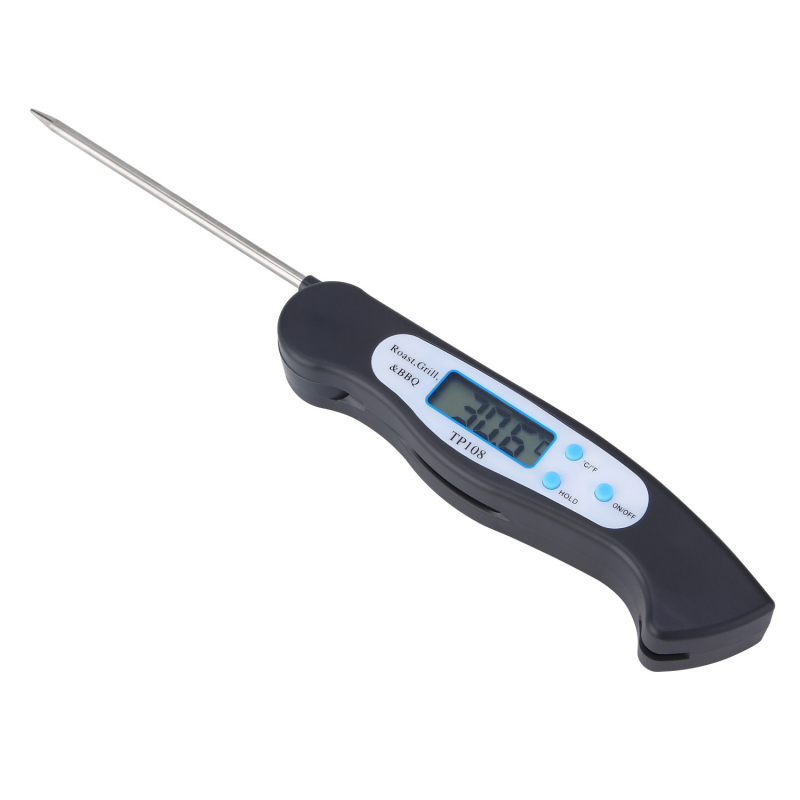Sklopivi igličasti termometar za hranu s magnetom, raspon -50 do 300 °C, BBQ sonda tip