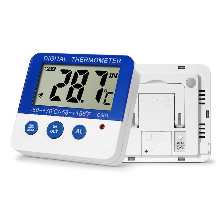 Neimportirani termometar za hladnjak sa rezolucijom 2°C i prilagodljivim postavkama
