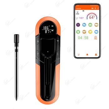 Kaitai termometar za hranu s Bluetoothom i aplikacijom za pametni telefon, 0,1°C rezolucija, za pečenu govedinu