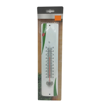 Termometar s dizajnom bubamare na metalnoj ploči — Materijal: ABS; Podrijetlo: Ningbo, Zhejiang; Kategorija: Termometar; Funkcija: Mjerenje temperature