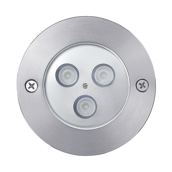 RGB DMX512 Podvodno svjetlo za bazen, kućište od nehrđajućeg čelika, IP68, ulaz 12/24V, 3 LED, 675 lm, 2200–6500K