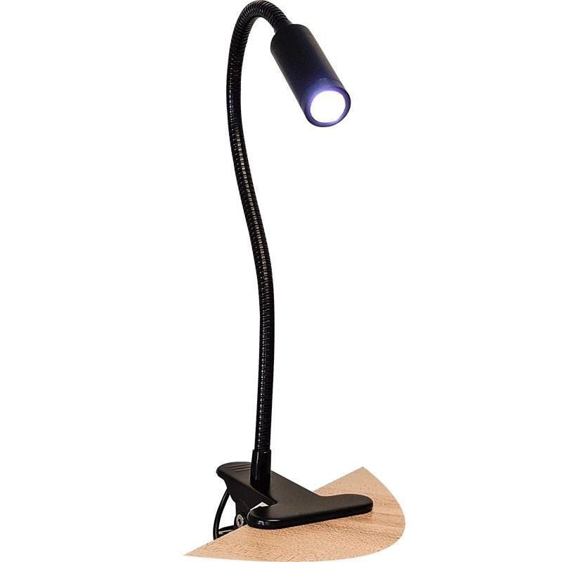 LED klips lampica za stol i krevet s fleksibilnim vratilom, 2–10W, ≤36V, PVC sjenilo, napajanje iz utičnice