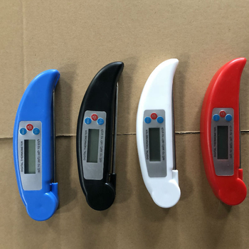 Sklopni termometar za hranu s elektroničkom sondom, nehrđajući čelik, za meso i ulje, rezolucija 0.1°C