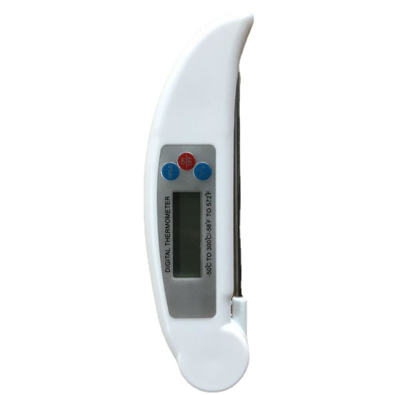 Sklopni termometar za hranu s elektroničkom sondom, nehrđajući čelik, za meso i ulje, rezolucija 0.1°C