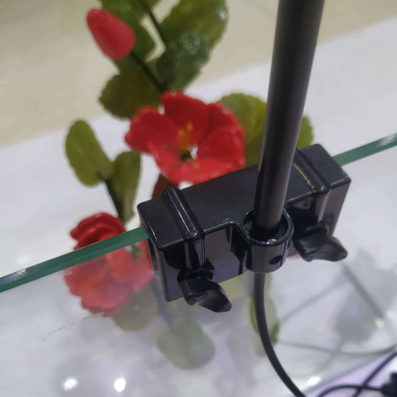 LED klips svjetiljka za akvarij s teleskopskim nastavkom, punospektralno COB rasvjeta za ukrasno zasađeni akvarij, podesiv kut