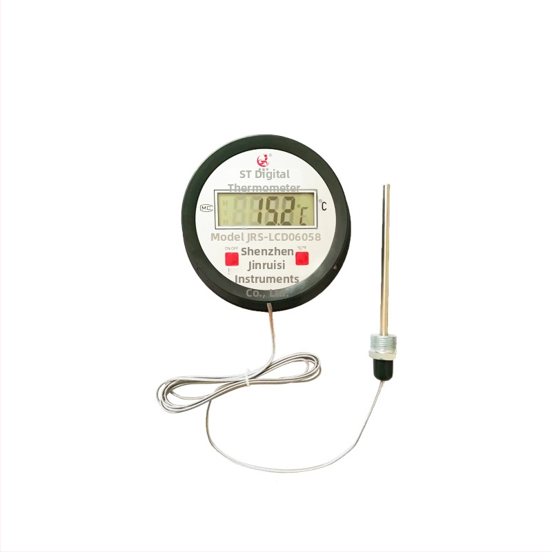Digitalni termometar, baterijski, termometar s metalnom žicom, otporan na visoke temperature, Jinris
