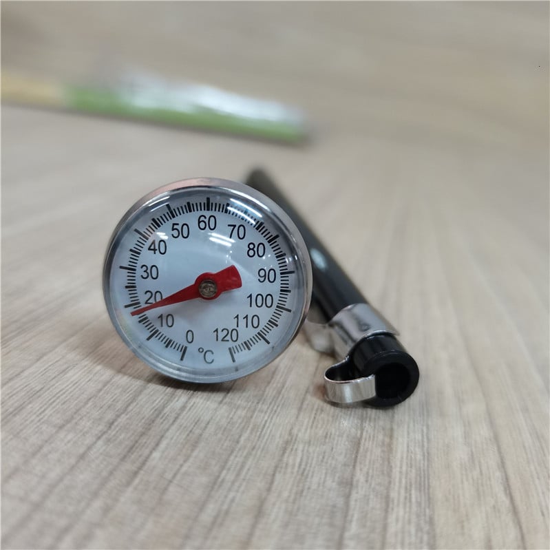 0–120°C mini termometar za vodu, nehrđajući čelik, kućna upotreba za kavu, kuhinju i mlijeko