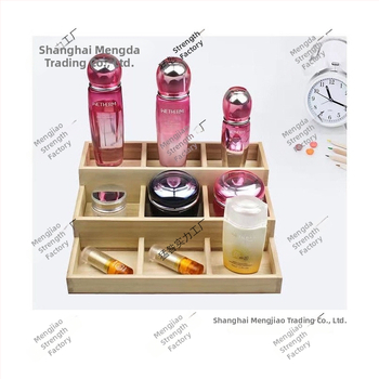 Drvena stolna kutija za skladištenje, višenamjenska, japanski stil, kapacitet 18 pretinaca, bez poklopca.