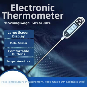Tuoxin termometar za ulje, bocu mlijeka i pečenje — otporan na visoke temperature, pogodan za sojino mlijeko i mlijeko u prahu