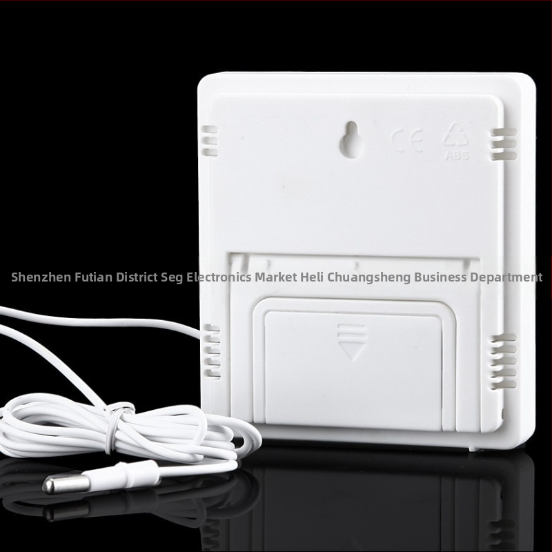 Elektronické hodiny–teplomera s veľkou obrazovkou, digitálny displej teploty a vlhkosti, vnútorné aj vonkajšie použitie