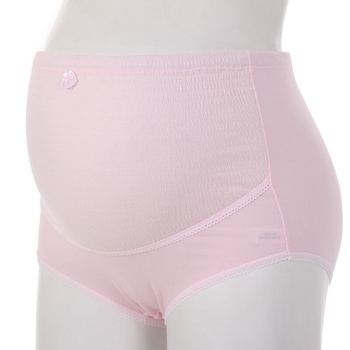 Lenjerie pentru gravide din bumbac cu talie înaltă, susținere a abdomenului, reglabilă, respirabilă, șorturi