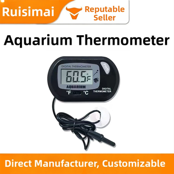 Digitalni termometar za akvarij s vodootpornim senzorom i ventuzom, model ST-3, brenda Ruisimai
