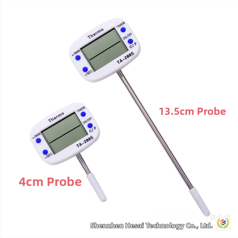 Termometar za hranu, igličasti senzor, rezolucija 0.1°C, za kuhinju i roštilj