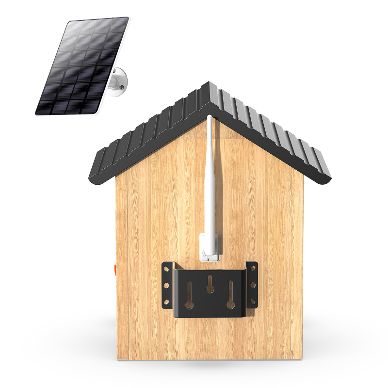 Hranilica za ptice s solarnim napajanjem, HD vodootporna kamera i praćenjem u stvarnom vremenu putem aplikacije (Model 2407, odvojivi dizajn)