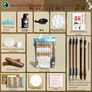 Σετ Εκκίνησης Κινεζικής Ζωγραφικής από τη Marie's — φυτικές και ορυκτές χρωστικές για κινεζική ζωγραφική