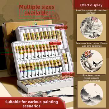 Σετ Εκκίνησης Κινεζικής Ζωγραφικής από τη Marie's — φυτικές και ορυκτές χρωστικές για κινεζική ζωγραφική