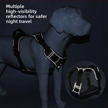 Harnes prsnog psa u stilu veste, Oxford tkanina, podesivo, Kui Kui Bear