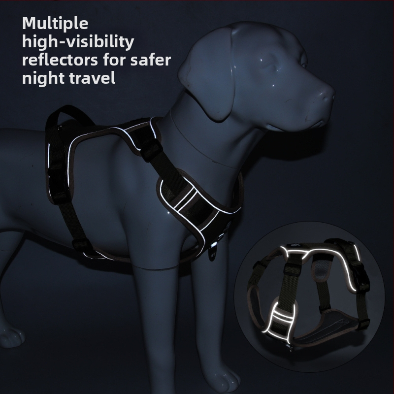 Harnes prsnog psa u stilu veste, Oxford tkanina, podesivo, Kui Kui Bear