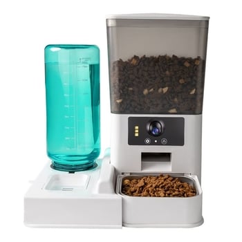 Automatska hranilica za kućne ljubimce velike kapacitete, s vremenskim hranjenjem i daljinskim upravljanjem hranom i vodom, za mačke i pse