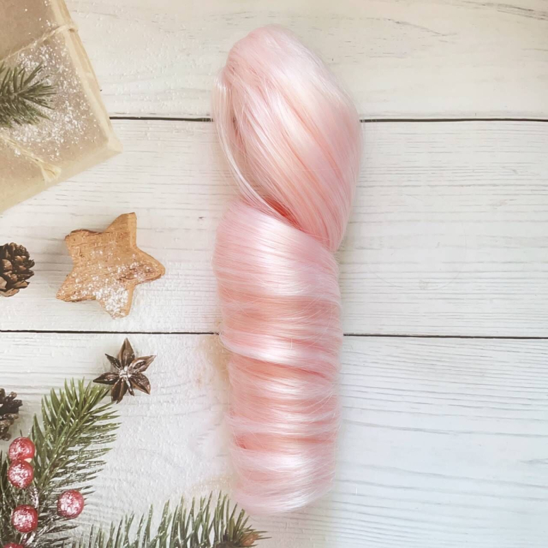 Duga kovrčava perika s ravnim šiškama, korejski stil, vlakna otporna na toplinu, porijeklo Zhejiang