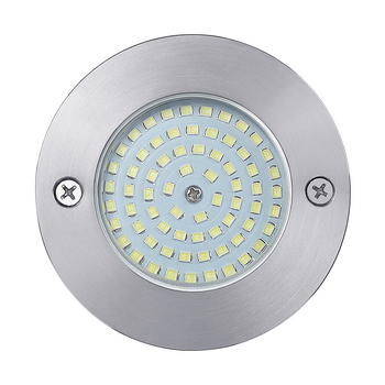 5W вградена LED подводна лампа за басейн, четири проводника, IP68, неръждаема стомана, 12/24V